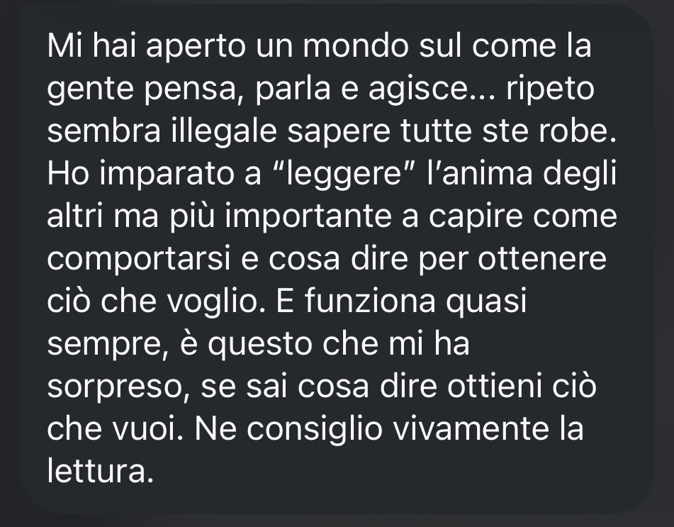 Recensione lettore